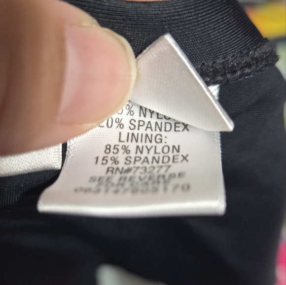 Croft And Barrow Black Bathing Suit Skirt With Lining Sz 12 - Picture 4 of 9